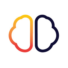 Brain Logo Vector Art  Icons  and Graphics