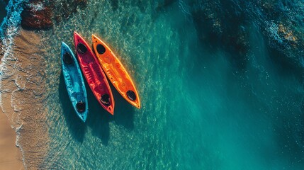 Colorful Kayaks and Paddleboards