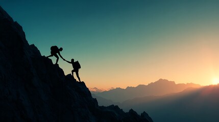 Teamwork on the Mountain