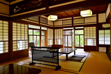 和風建築の居間