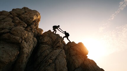 Teamwork Conquers the Climb