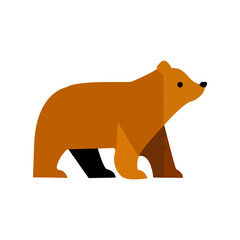 brown bear vector