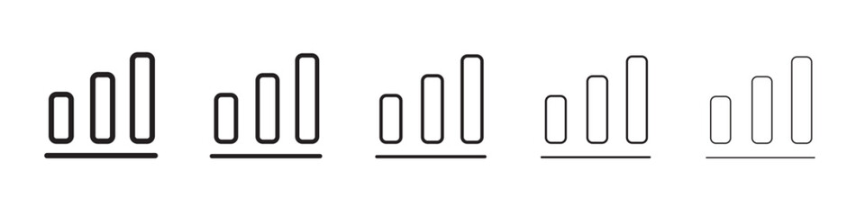 customer product rating icon thin flat outline style vector sign