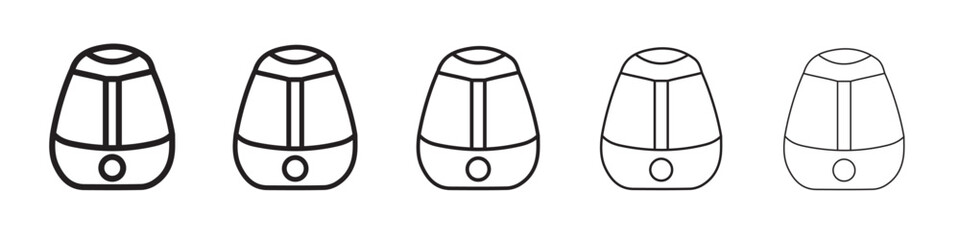 Humidifier icon thin flat outline style vector sign
