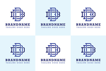 Letters BDB BBD DBB BDD DBD DDB Monogram Logo Set, suitable for any brand