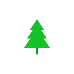 A Single Icon of Tree, Flat Icon, Simple Modern Collection for Design, Web Sites, Apps, Cards. Contains Linear Images of Deciduous and Coniferous Trees