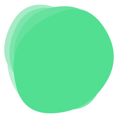 Organic Mint Blob Shape Android Green