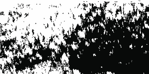 black brush strokes oil paints on white paper. Isolated on white background. Abstract creative background. Eps10