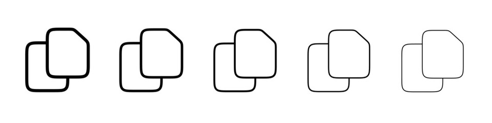 RFA File icon thin flat outline style vector sign