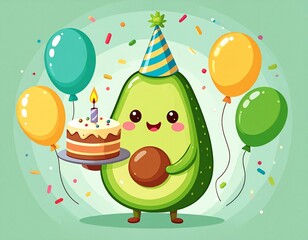 Cute happy birthday avo.