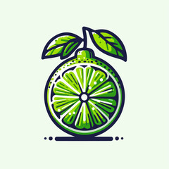 lemon with leaves