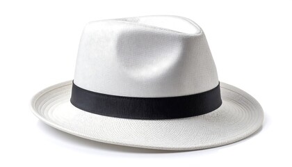 White fedora hat