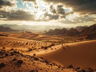 Barren Sands - Desert Terrain, Isolated Design
