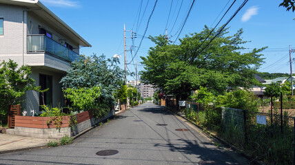 樹木が多い住宅街