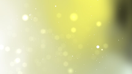 Elegant Bokeh Lights Background with Gradient Green and White Colors