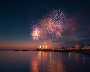 Dazzling City Nights: A Cinematic Fireworks Show
