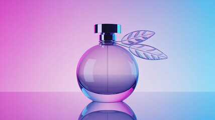 Obraz premium Elegant Perfume Bottle Design A Stunning Visual of Fragrance