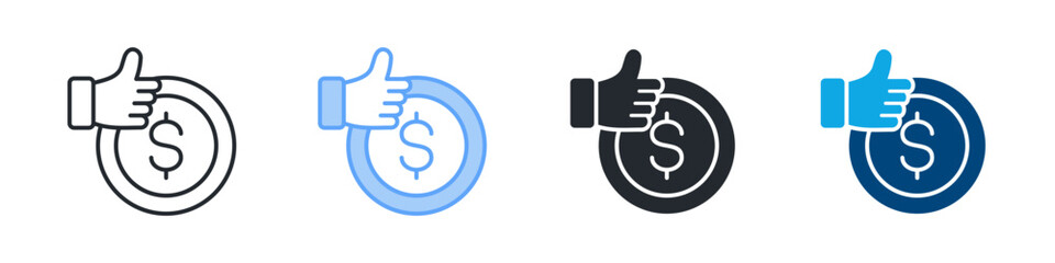 Best Price Icon Set Multiple Style. Designed In Outline, Blue, Glyph, Dual Tone