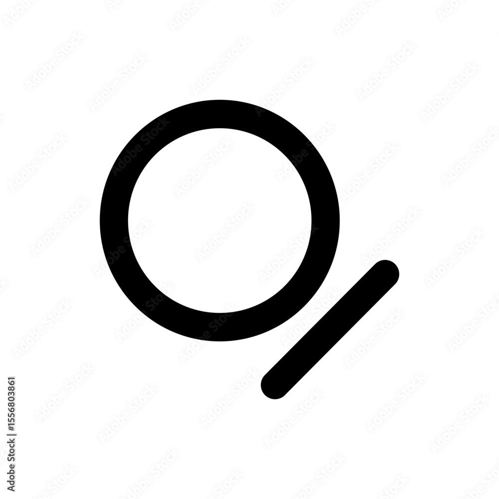 Poster a black rounded square containing a white horizontal line centered in the middle of the square shape