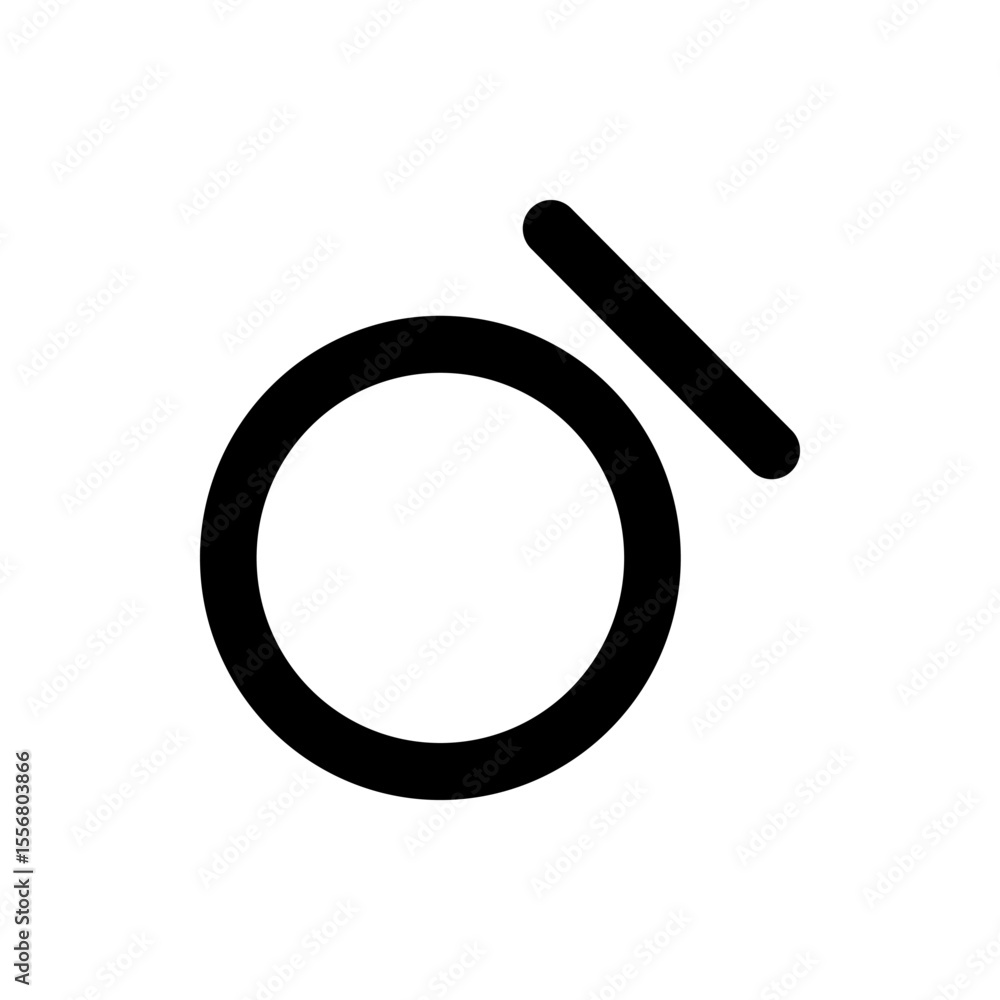 Poster black rounded square with two diagonal white stripes running from top left to center bottom area sha