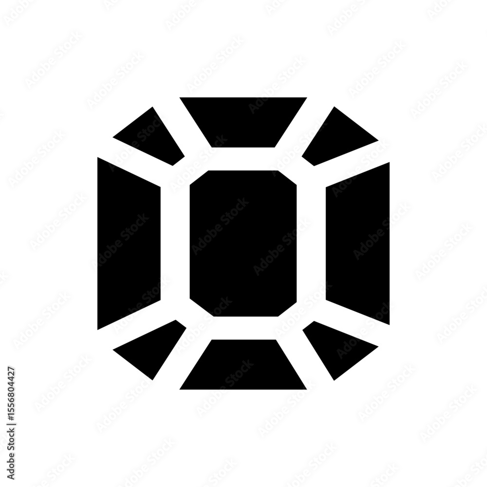 Poster black document icon with folded corner next to a black email envelope icon on a white background vie
