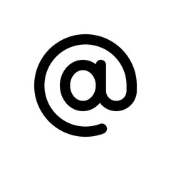 Illustration of a solid black elephant with a white eye and tusk in a simple cartoon style design