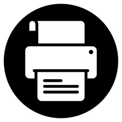 printing glyph icon