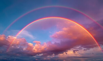 Natural phenomenon of rainbow