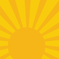 Sunburst background design in comic color