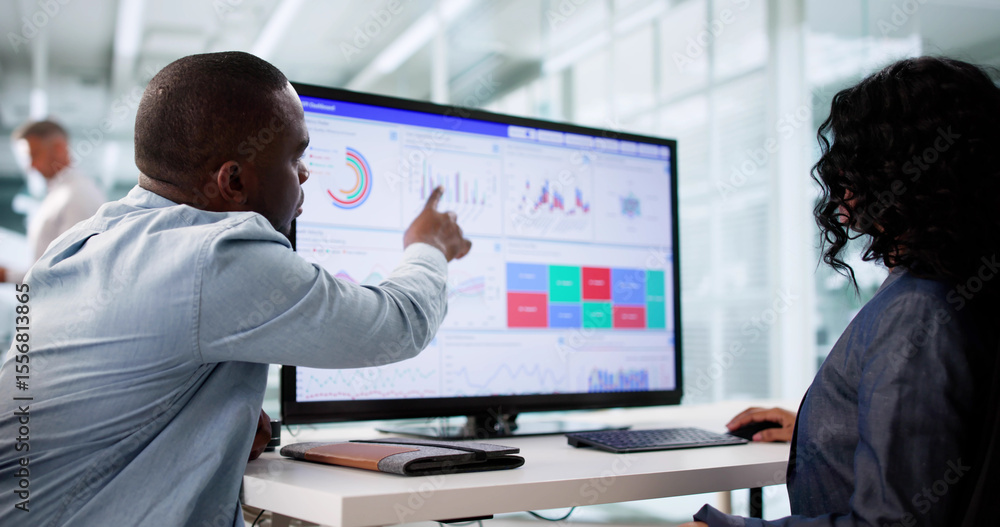 Poster Predictive Data Analyst Using KPI Dashboard