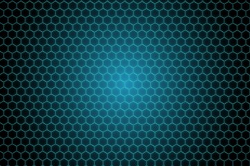 Black background with shiny hexagons