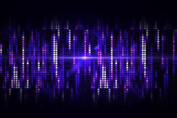 Digitally generated cool pixel background