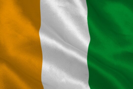 Naklejki Ivory coast national flag