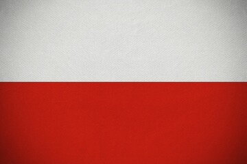 Showing two horizontal color bands in flat design, highlighting white and red contrast, copy space