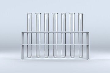 Test tube with chemical solution