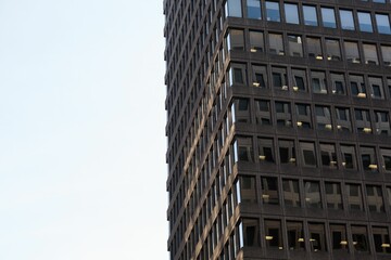 View of modern office buildings
