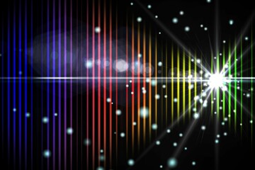 Digitally generated cool nightlife background