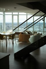 Interior of modern empty office