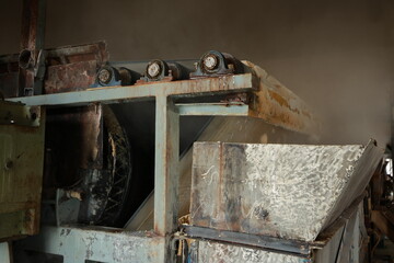 Aluminum bauxite mining site and plant