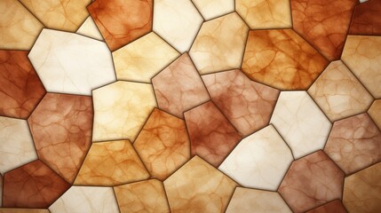 Abstract background featuring geometric shapes in vibrant autumn colors and patterns