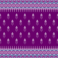 Seamless geometric patterns of the Southwestern tribes
A unique pattern of Thai silk, Thailand's famous woven fabric known for its luxurious touch and bright beauty.