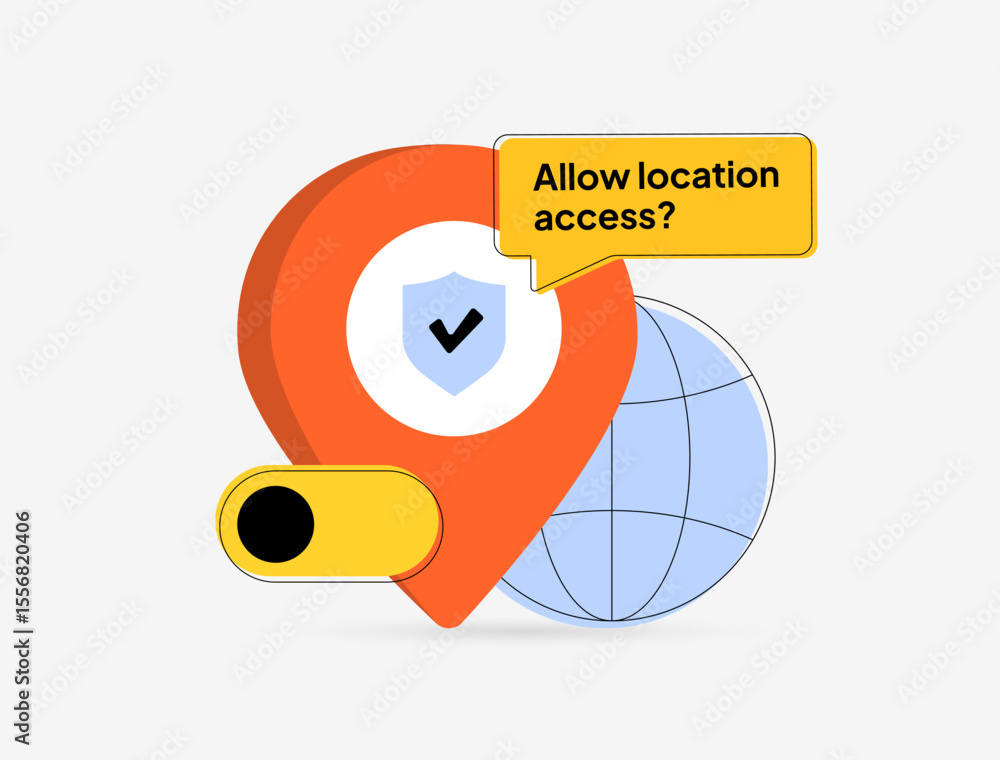 Poster data privacy in location services. location tracking with privacy shield, user consent and secure ma
