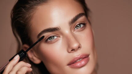 Applying mascara for flawless eyes beauty studio makeup tutorial