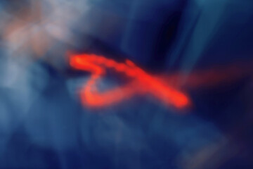 Where is the love, abstract wall art, red, heart sign, blue background