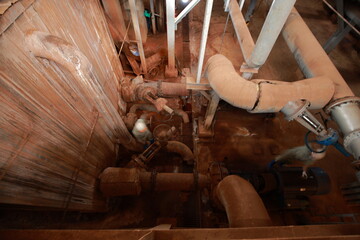 Aluminum bauxite mining site and plant