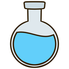 flask chemical bottle icon