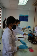 Aluminum bauxite mining site and plant