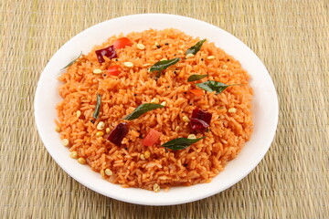 Homemade delicious tomato rice.