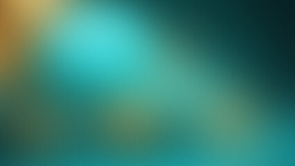 Abstract Blurred Gradient Background in Deep Teal and Orange Tones