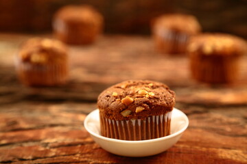 Oven fresh chocho cips muffind , cup cakes,.
